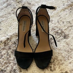 Steve Madden Black Heeled Sandal